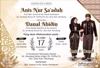 Kartu nasi nikah (tonjokan)