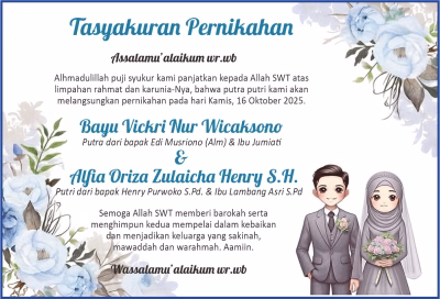 Kartu nasi nikah (tonjokan)